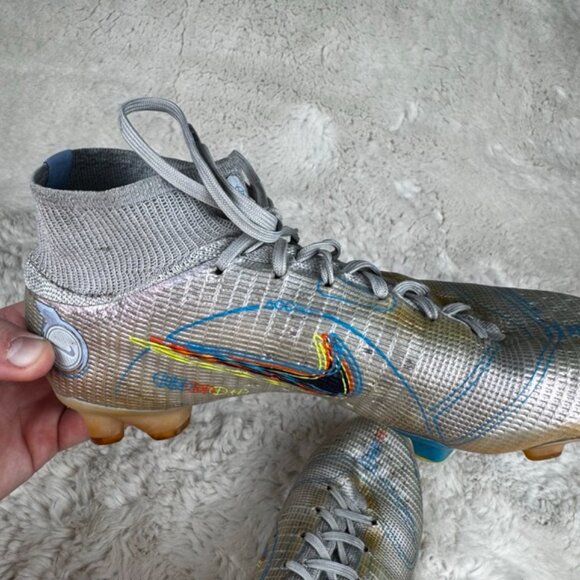Nike Mercurial Superfly 8 Elite FG "Progress Pack" Grey Mens Size 6.5 DJ2839-054 - Picture 8 of 9